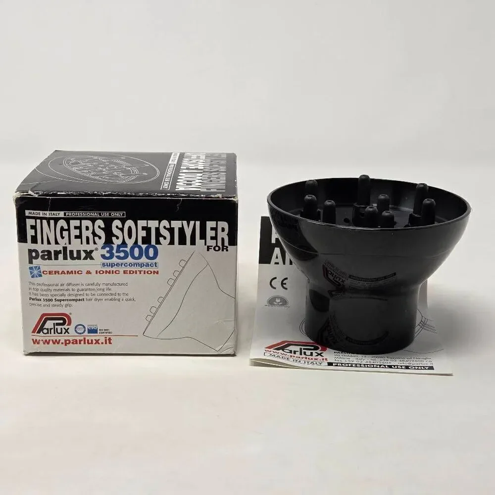 PARLUX 3500 SUPERCOMPACT DIFFUSER FINGERS SOFTSTYLER CERAMIC & IONIC EDITION